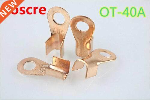 10 Pieces 40A OT-40A Copper Battery Cable Connector Terminal