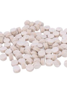 100Pcs Wool Felt Polishing Buffing Round Wheel Tool + 2 Shan