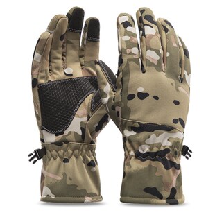Warm Camouflage Outdoor Ski Gloves Motorcycle Waterproof