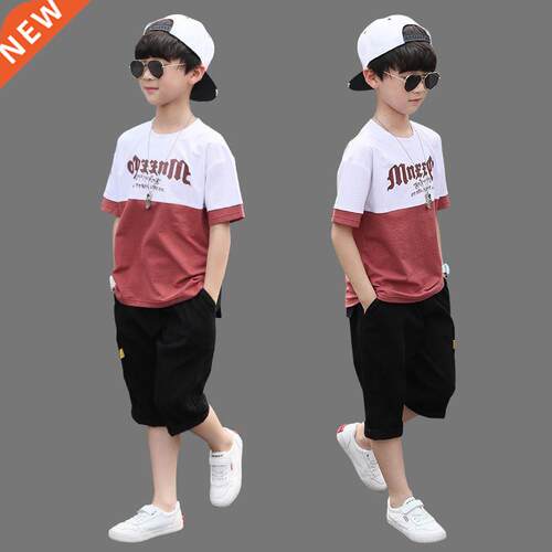 New Summer Boys Clothing Sets Children T-shirt Short Sve