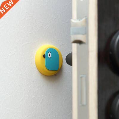 1Pcs Cartoon Silicone Door Stopper Self Adhesive Wall Protec