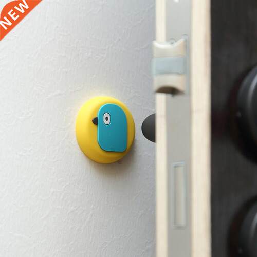 1Pcs Cartoon Silicone Door Stopper Self Adhesive Wall Protec