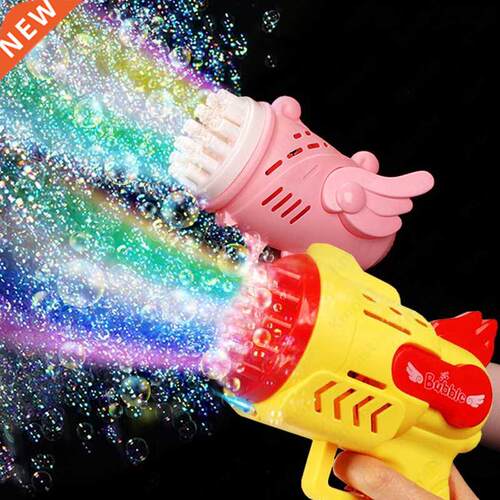 Bubble Gun Electric Automatic Soap Rocket Bubbles Machine Ki