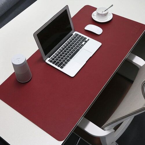 BUBM mouse mat large laptop keyboard desk mat leather extend