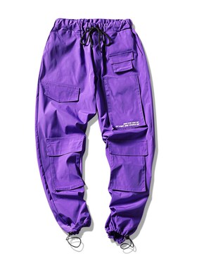 Men Streetwear Cargo Pants 2021 Overalls Mens Baggy Hip Hop