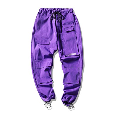 Men Streetwear Cargo Pants 2021 Overalls Mens Baggy Hip Hop
