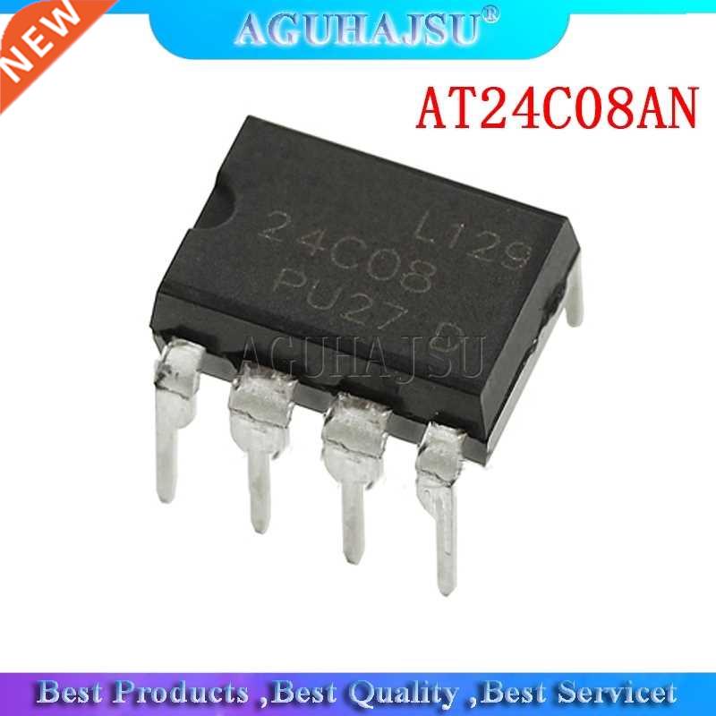 10PCS AT24C08AN-PU27 AT24C08 DIP8 DIP AT24C08AN 24C08 new or