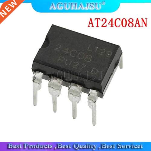 10PCS AT24C08AN-PU27 AT24C08 DIP8 DIP AT24C08AN 24C08 new or