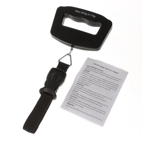 AYHFDurable Pocket 50kg/10g LCD Electronic Hand Held Hook Be