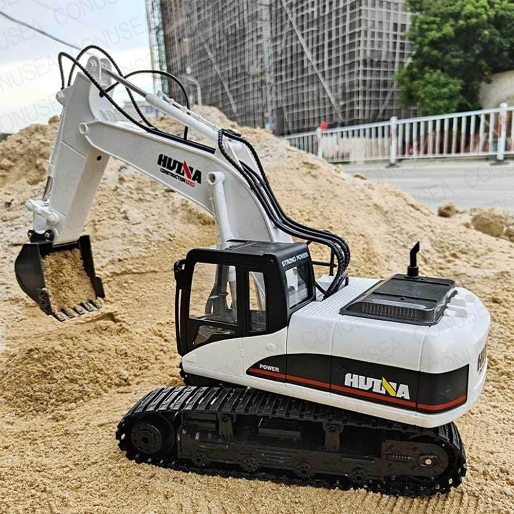 4 HUINA 550 RC Excavator 17CH crawler Engineering vehicle