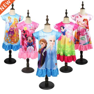 Snow White Princess Dress Girl Summer Clothing Kids Frozen 2