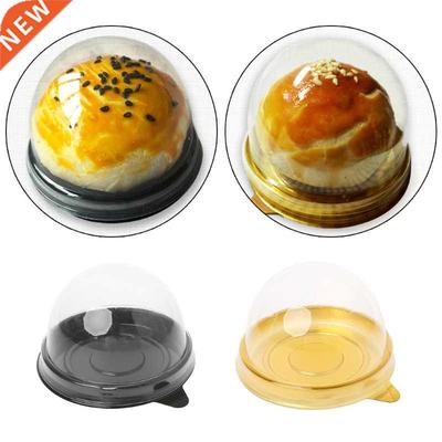 50 Pcs Round Moon Cake Trays Mooncake Packaging Box Contain
