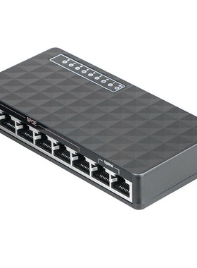 (Us Plug) 10/100 Mbps 8 Ports Poe Ethernet Lan Desktop Switc