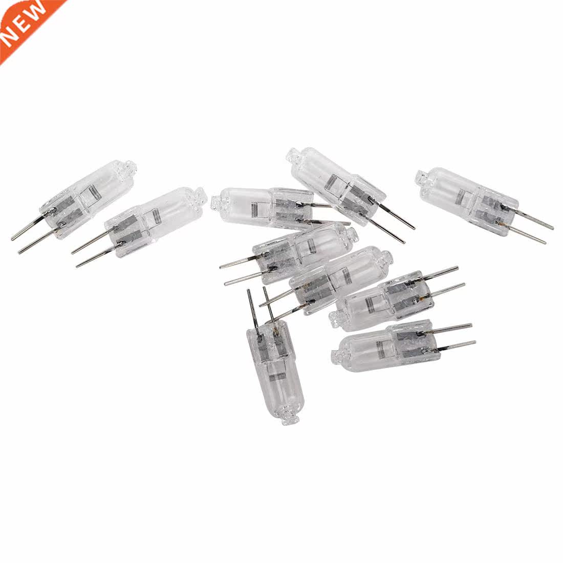 10pcs, G4 halogeenlamp 12 V 5 W pin lamp warm wit