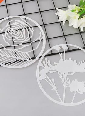 8Pcs Round Grlles Drawng Molds Plastc Chldren Pantng S