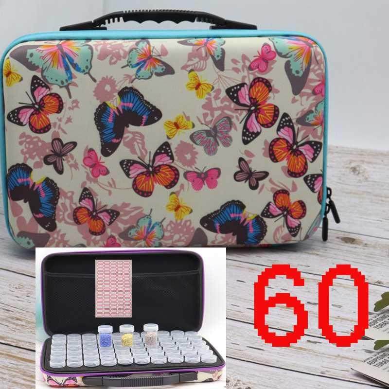 2021 60 Bottles diamant painting Hand Bag Tools Diamond Pai