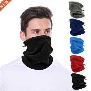 Fashion Warm Male Soft Fleece Scarves Men Winter Scarf Ring