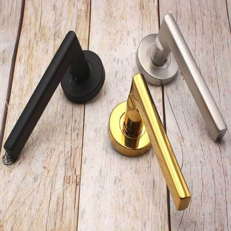 One Side Door Handles for Interior Doors Outside Black Door