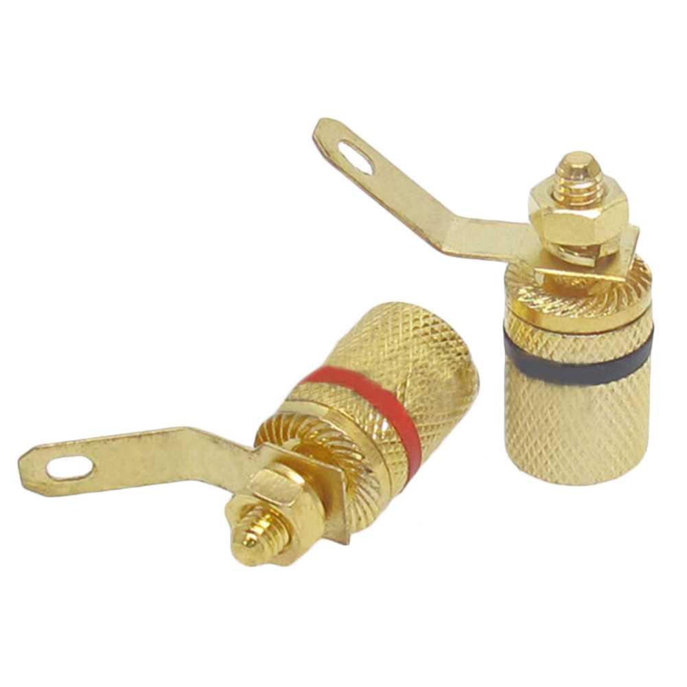 2pcsBanana Connector Copper Banana Plug Sockets Locator Spea