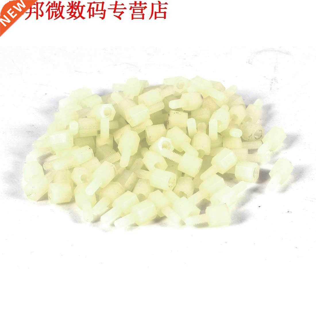 100PCS Nylon Hex Standoff Spacer M2.5x5 Vrouwelijke
