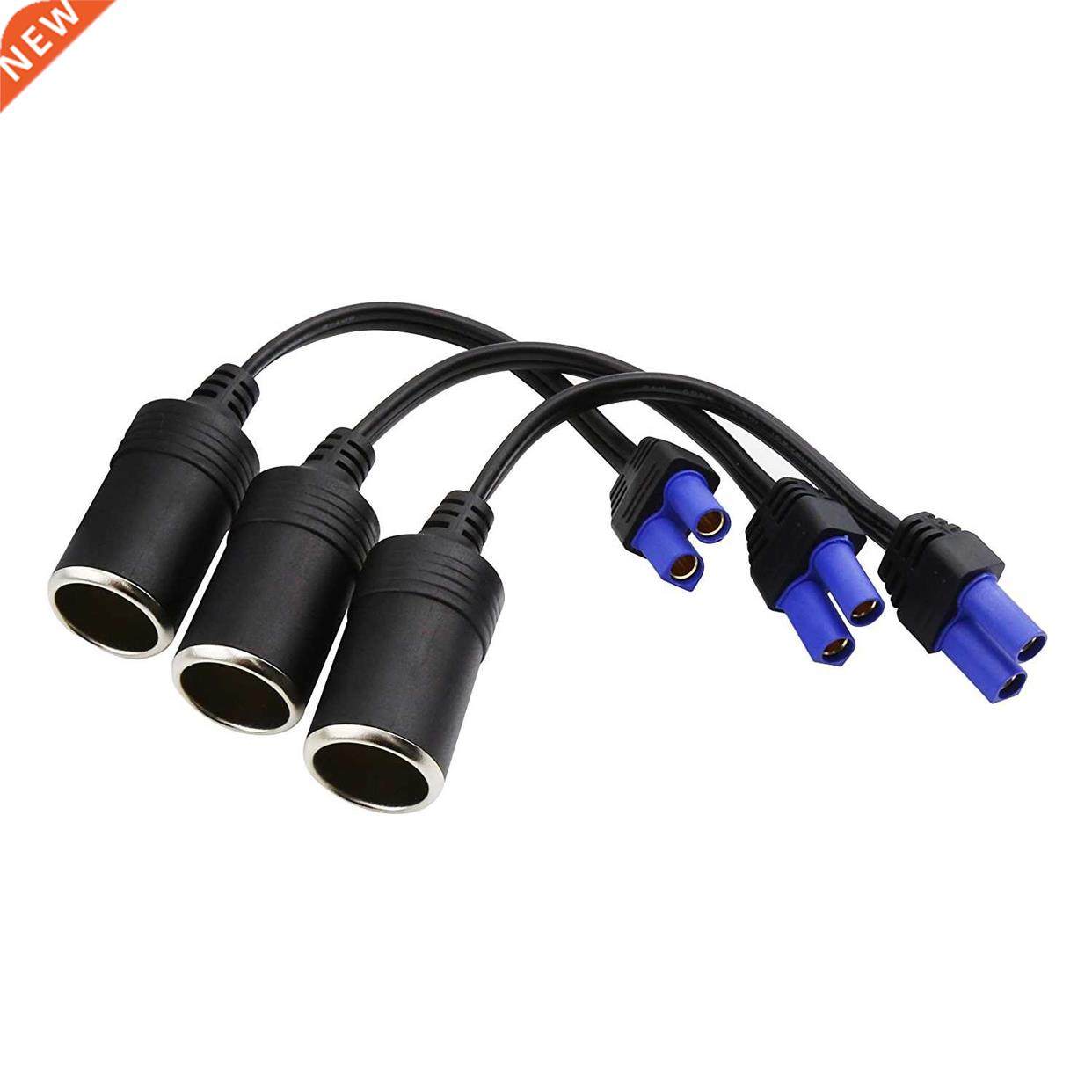 3-Pcs EC5 Cigarette Lighter Socket Adaptor for Car Battery B