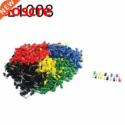 Free Shipping Yellow E1008 PVC Insulated Bootlace Ferrules F