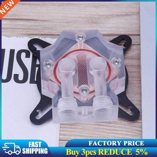 Red Copper Board Graphic Card GPU Water Block Cooling Double