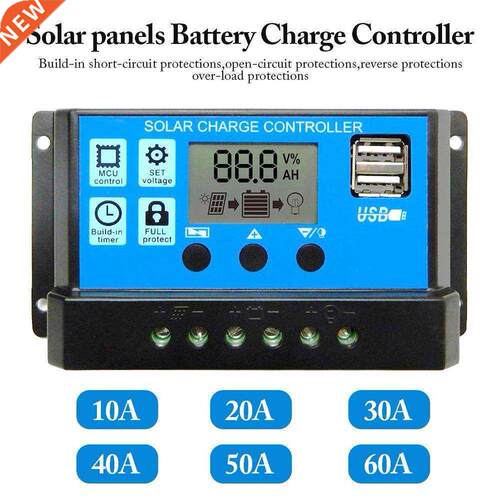 PWM 60A 50A 40A 30A 20A 10A Solar Charge and Discharge Contr