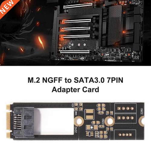 M.2 B-M Key to SATA3.0 Card M.2 NGFF to SATA3.0 7 Pin Conver