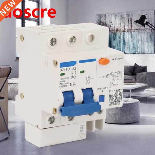 2P+2 RCBO Resdual current Crcut breaker wth over and sho