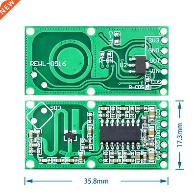 RCWL-0516 microwave radar sensor module Human bo induction