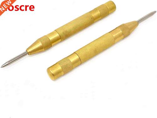 2pcs Automatic Center Pin Punch Woodworking Tools Spring Loa
