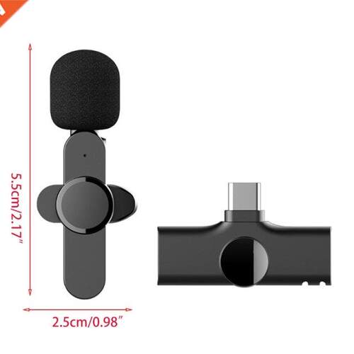 Live Broadcast Mic Type C Wireless Microphone System USB C V