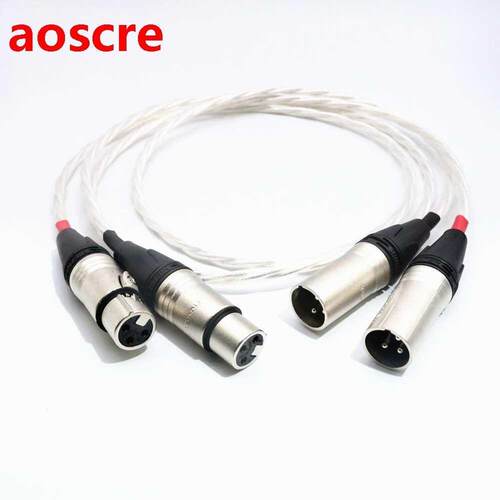 Preffair High Purity 6N OCC Copper Silver PlatedWire ,balan