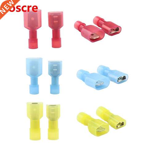 100pcs / 50set Quick Splice Spade Crimp Insulated Nylon El