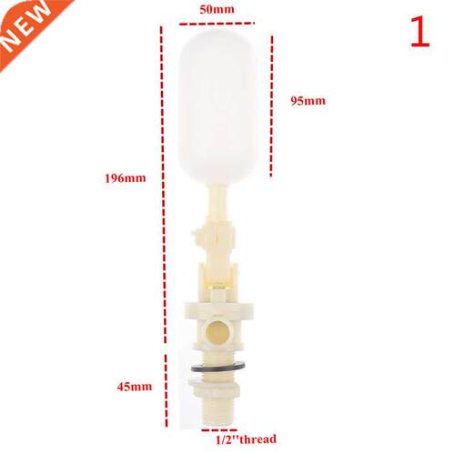 White Plastic Adjustable Auto Fill Float Ball Valve Water Co