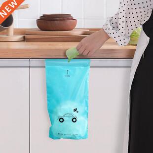 50pcs Disposable Self-Adhesive Car Garbage Bag Biodegradable