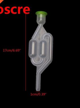 5Pcs Plastic Fermenting Air Locks Twin Bubble S Types Wine A