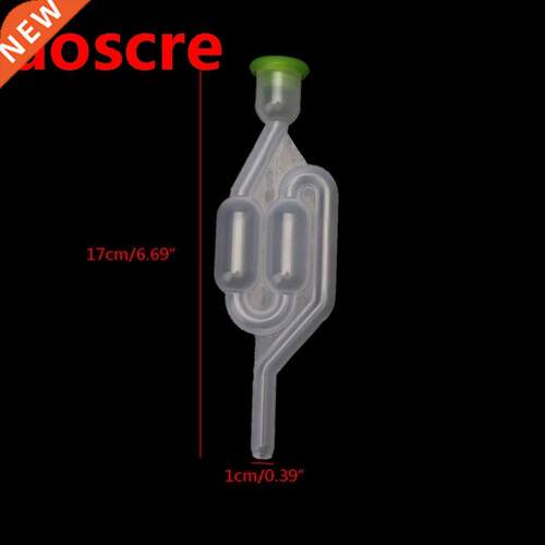 5Pcs Plastic Fermenting Air Locks Twin Bubble S Types Wine A