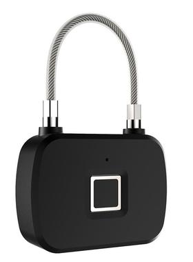 Smart Lock Fingerprint Outdoor Luggage Bag Padlock With Meta