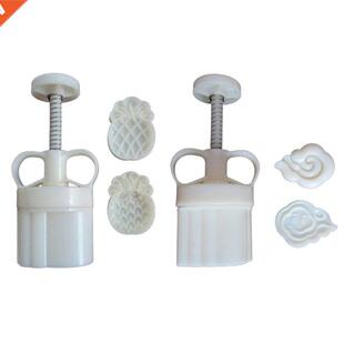 Barrel Pineapple Cookie Stamps with Mold Mooncake Cloud