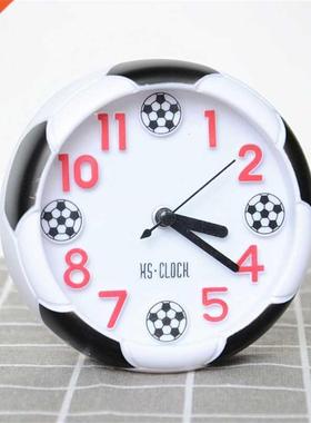 Creative 3D Football Sport Alarm Clock Analog Digital Clock