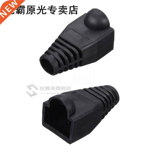 50x Plastic Boot Cap Plug Head 适用于 RJ45 Cat5/6 Cable Modu
