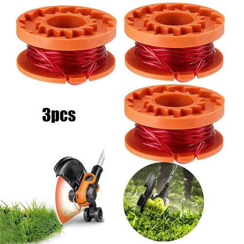 3pcs Spool Line For MacAllister Strimmer Trimmer Spool And L