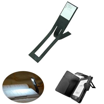 Y 1PC lack Flexile Folding LED Clip On Reading ook Ligh