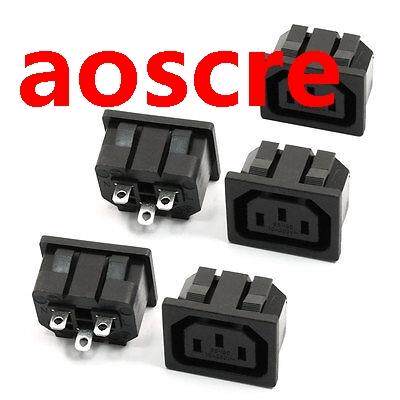 AC 250V 10A IEC 320 C13 Female Outlet Power Socket Clamp Typ