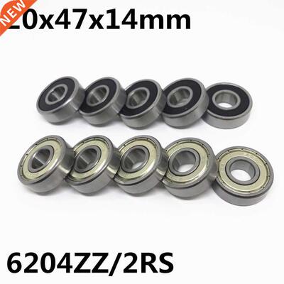 10pcs 6204ZZ 6204-2RS ball bearing 20x47x14 mm deep groove b