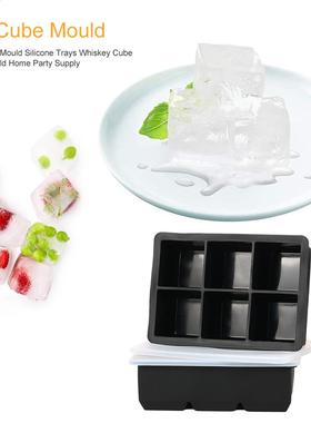 6 Cell Ice Cube Mold Kitchen Stackable Slow Melting DIY Ball