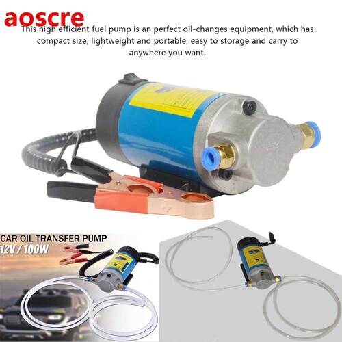 12 V 100W Portable Electric Oil Transfer Extractor Fluid Suc