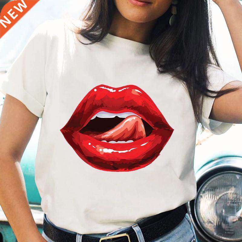 T-shirts Cartoon Watercolor New Lovely Fashion Women Print S